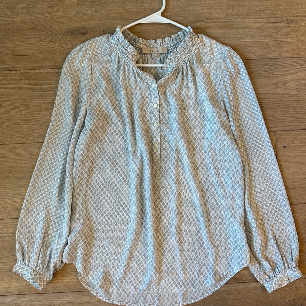 Long sleeve blouse from Loft